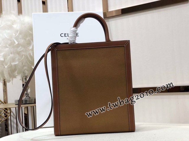 Celine專櫃2023新款單肩斜挎手拎托特包 192082 賽琳CABAS小號購物袋 sldj2213